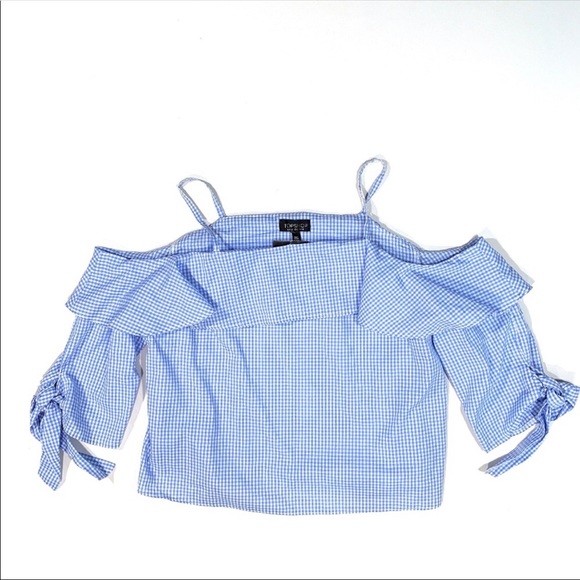 TOP SHOP | Ruffled Off The Shoulder Blouse - Picture 1 of 5